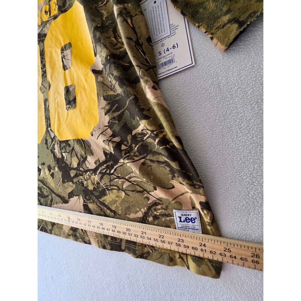Kacey Lee x Kacey Musgraves Camo Graphic T-Shirt Haven't Been Early Since '88 S - Picture 7 of 8